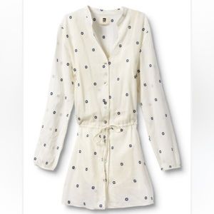 QSW Embroidered Native Square Tunic Dress